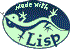 Логотип Лисп-ящерица (lizard)